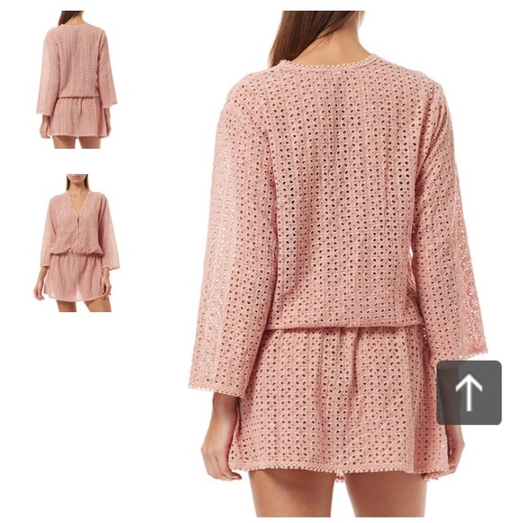 Kylie beach dress by Melissa Odabash Swim Eyelet Swim Cover Up - Picture 2 of 6